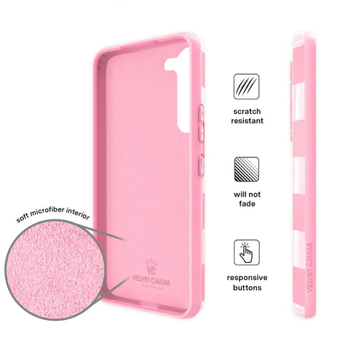 Pink Vibe Checkered Samsung Case