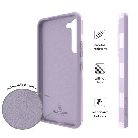Lilac Vibe Checkered Samsung Case