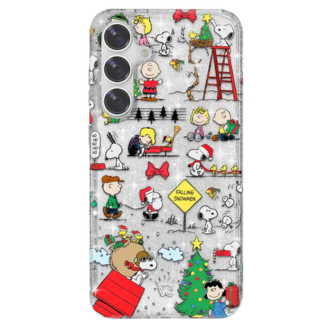 Snoopy Christmas Glitter Samsung Case