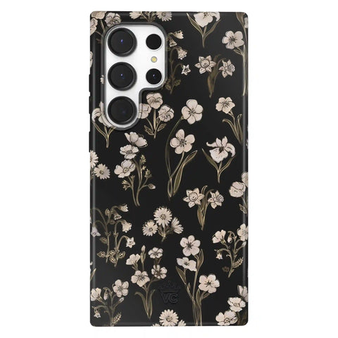 Nightbloom Gold Chrome Floral Samsung Case