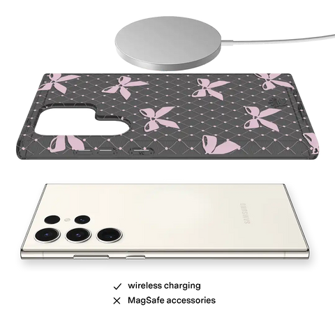 Lacy Pink Bows Samsung Case