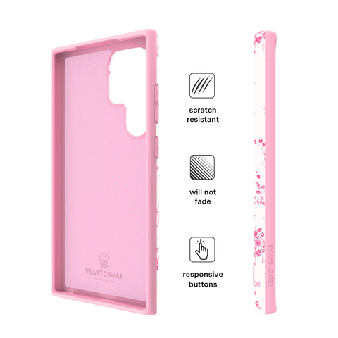 French Rose Floral Samsung Case