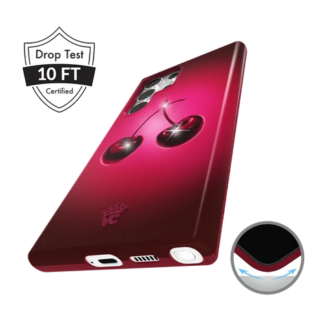 Black Cherry Crystal Samsung Case
