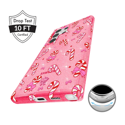 Pink Peppermint Princess Samsung Case