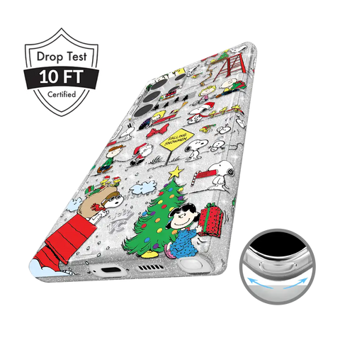 Snoopy Christmas Glitter Samsung Case