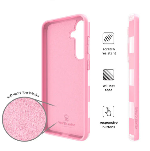 Pink Vibe Checkered Samsung Case