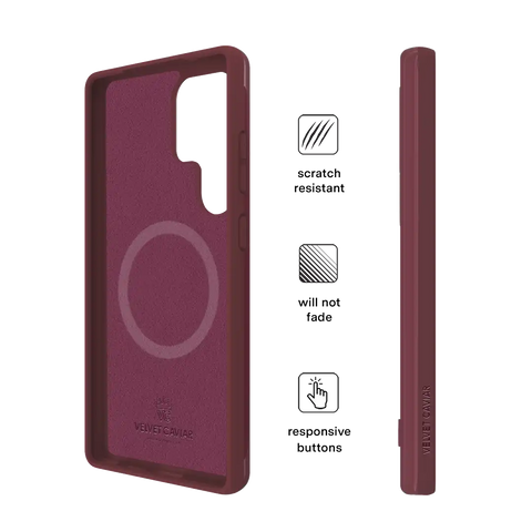 Burgundy 1990 Samsung Case