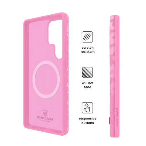 Hot Pink Leopard Samsung Case