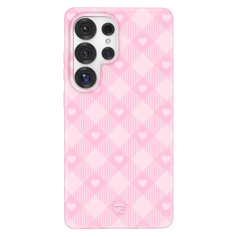Dolly Pink Gingham Samsung Case