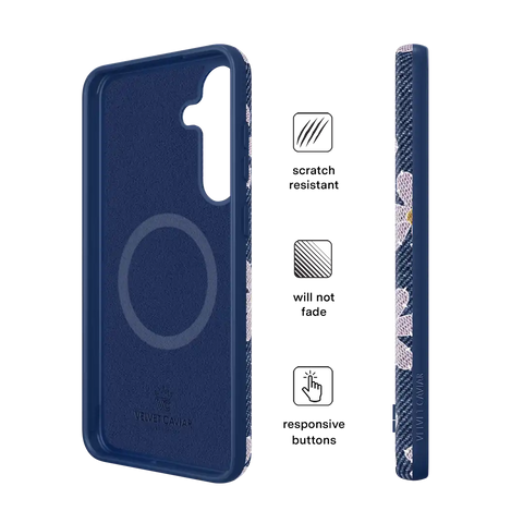 Denim Daisy Samsung Case