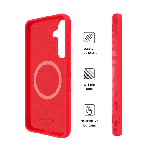 Red Hot Leopard Samsung Case