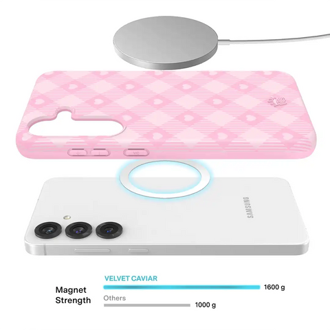 Dolly Pink Gingham Samsung Case