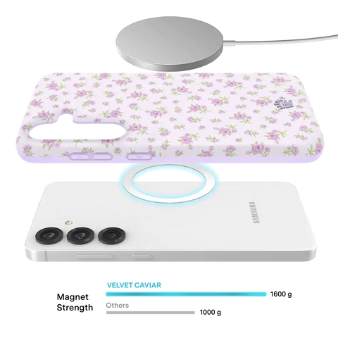 Dainty Lilac Floral Samsung Case