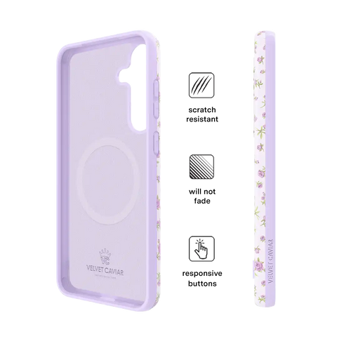 Dainty Lilac Floral Samsung Case