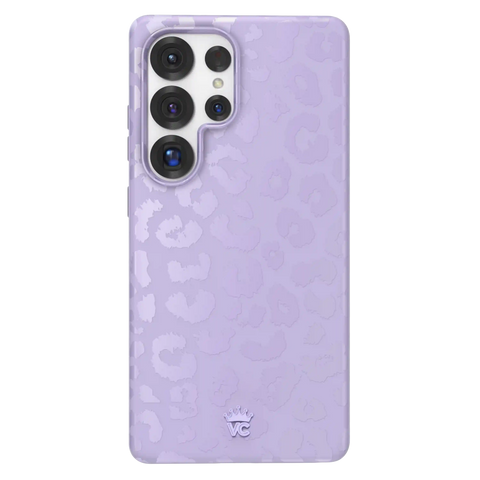 Lilac Leopard Samsung Case