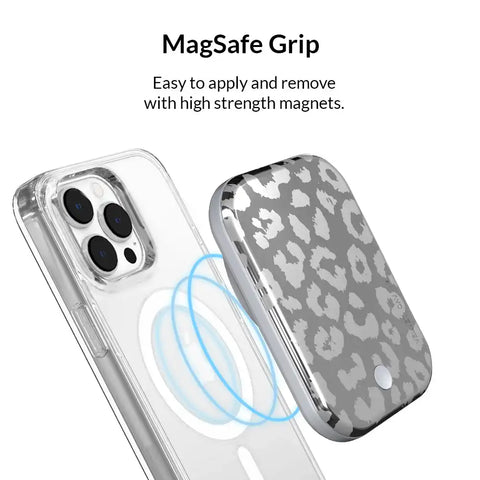 Chrome Leopard Portable MagSafe Charger Power Pack