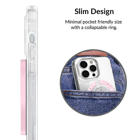 Strawberry Macaron MagSafe Grip Ring