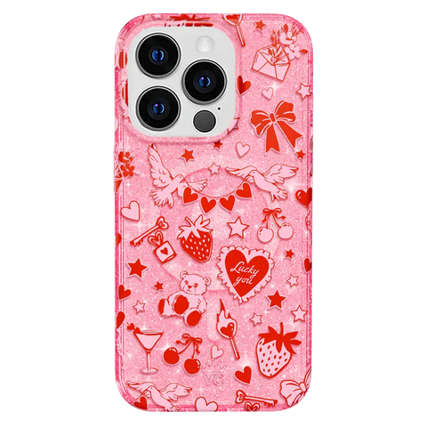 Be Mine Glitter iPhone Case
